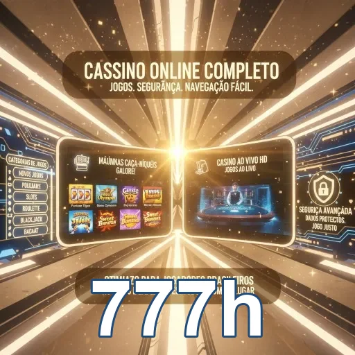 Imagem mostrando apostas esportivas e jogos de slots no 777h